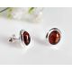 Bernstein Ohrstecker Silber 925 Ohrringe braun ed117