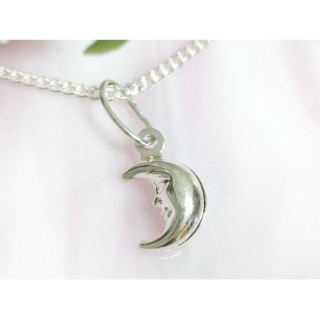 Mond Anhänger Silber 925 ST44
