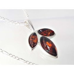 Bernstein Anhänger Silber 925 ba973