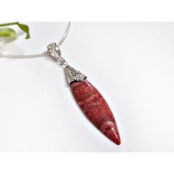 Anhänger Silber Koralle 925 kl413