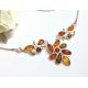 Bernstein Collier Silber 925 Bernsteinschmuck dc342