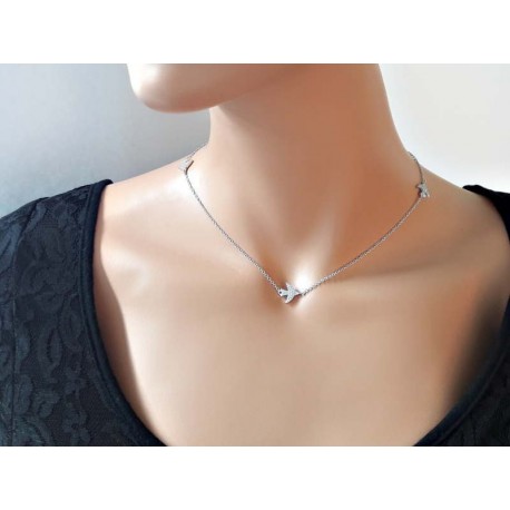 Silber Collier 42 cm Silber 925 Silberschmuck SD137