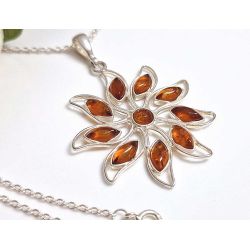 Bernstein Anhänger Silber 925 BA980