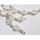Collier Silber 925 Halskette Rosen SD239