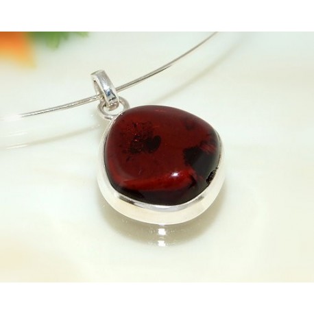 Bernstein- Anhänger Silber 925 LA75