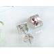 Ohrstecker Silber 925 Granat Saphir sb289