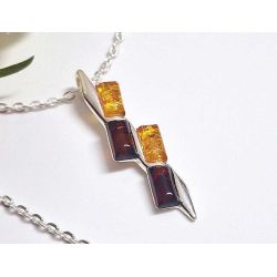 Bernstein Anhänger Silber 925 CG02