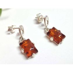 Bernstein Ohrstecker Silber 925 ED331