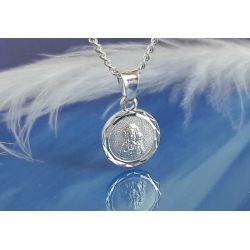 Maria mit Jesus Silber 925 Madonna Medaillon su271