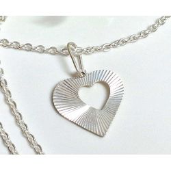 Herz Silber Anhänger  Silber-925 Silberschmuck ST40