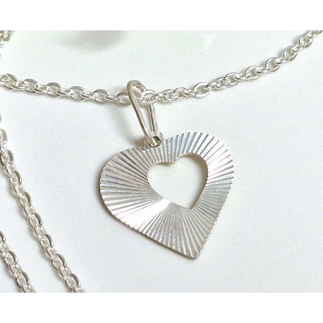 Herz Silber Anhänger  Silber-925 Silberschmuck ST40