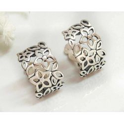 Ohrclips Silber 925 Clip Ohrringe SX162