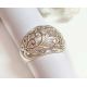 Damen Ring Silber 925 Blumen SR112