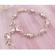 Armband Silber Mond 18,5 cm Silber-925  SG110