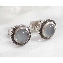 Ohrstecker Silber 925 rund ms05