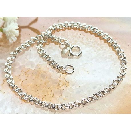 Gliederarmband Silber 925 SG244