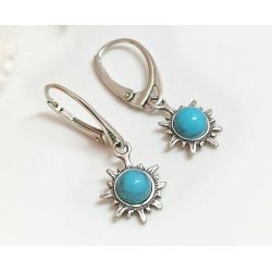Türkis Ohrhänger Silber 925 gz364