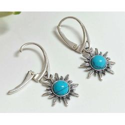 Türkis Ohrhänger Silber 925 gz371