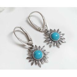 Türkis Ohrhänger Silber 925 gz367
