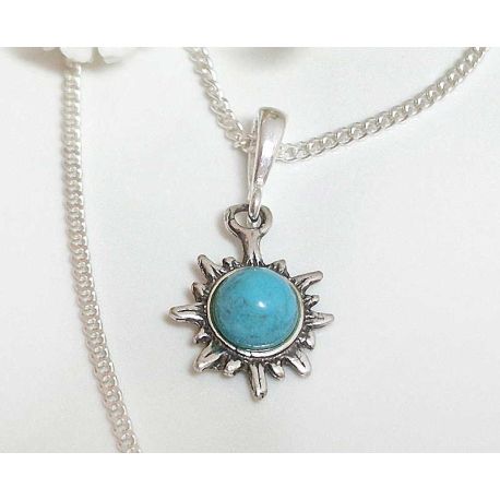 Türkis Anhänger Silber 925 GZ370