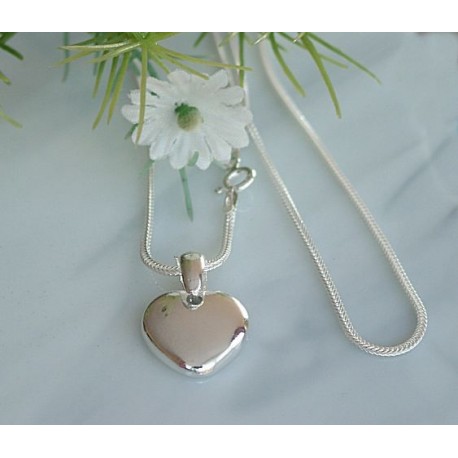 Herz Anhänger Silber 925 Silberschmuck  91386