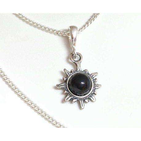 Onyx Anhänger Silber 925 se193