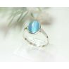 Ring Silber 925 blau MS91