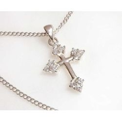 Kreuz Anhänger Silber 925 sp381