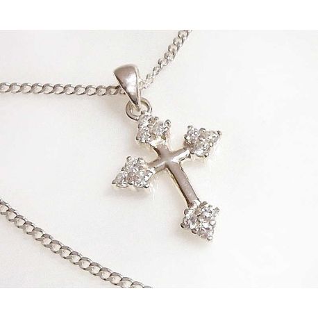 Kreuz Anhänger Silber 925 sp381