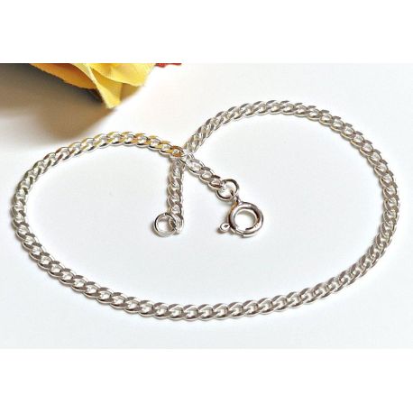 Panzerarmband 20-20,5mm Silber 925 SG243