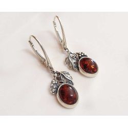 Bernstein Ohrhänger Silber 925 EA17