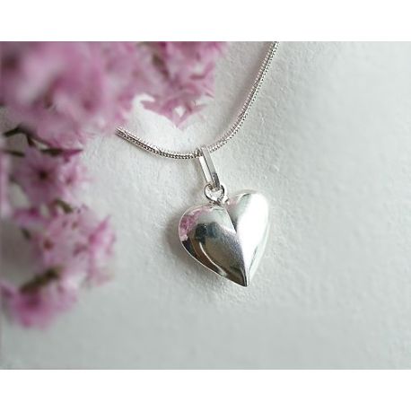Herzanhänger Silber 925 Herzkette SH32