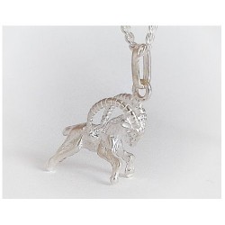 Sternzeichen Steinbock Anhänger Silber 925 Silberschmuck GK