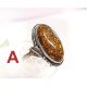 Bernstein Ring Silber 925 19,1mm br418