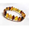 Bernstein Armband 17cm mehrfarbig Gummizugband ct101