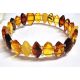 Bernstein Armband 17cm mehrfarbig Gummizugband ct101