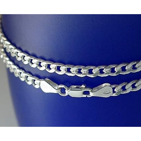 Kette Silber 925 Panzerkette KD01