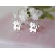 Ohrstecker Silber 925 Ohrringe Katze sx109