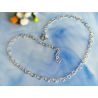 Fußkettchen Silber 925 24 -33 cm Herzen Silberschmuck fr73