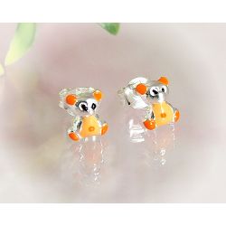 Kinder Ohrringe Silber 925 Bärchen AK38