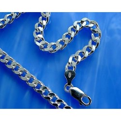 Armband Silber 925 Panzerkette 23cm AB