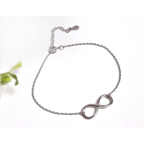 Armband Silber 925 Unendlichkeit sg217