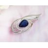 Brosche Silber 925 Zirkonia SN106