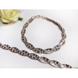 Armband Silber 925 20cm geflochten SA82