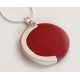 Anhänger Silber 925 Koralle rot kl429