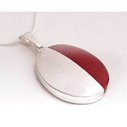 Anhänger Koralle Silber 925 kl430