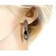 Onyx Ohrstecker Silber 925 Markasit se195