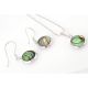Schmuckset Irismuschel Silber 925 SET-135