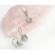Schmuckset Silber 925 Blumen SET-137