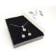 Schmuckset Silber 925 Blumen SET-137